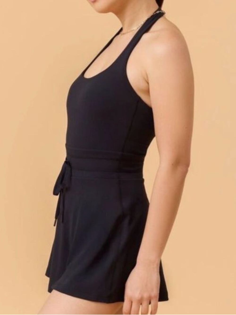 NWT M Blogilates Game Set Match Dress - Skort Built in Shorts - Athletic - Black - Picture 4 of 14